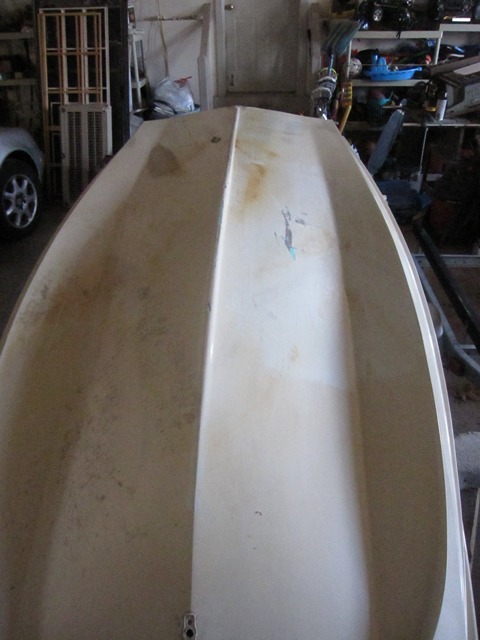 Underside is ready to begin